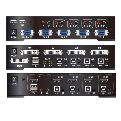 桌面式多电脑切换器